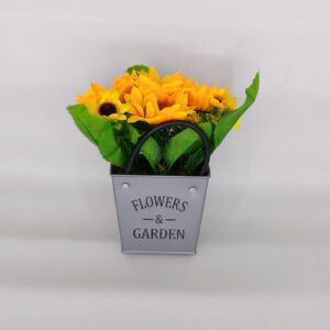 GIRASOL ARTIFICIAL C/MASETA 19CM OCT25701- CHF26
