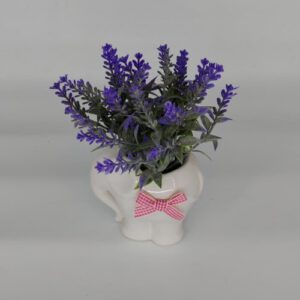 MACETA DE CERAMICA ELEFANTE C/FLOR OCT25699 – CHF26