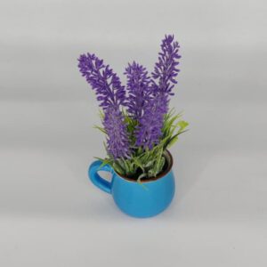 MACETA TAZA CERAMICA C/PLANTA ARTIF. OCT25697 – CHF26