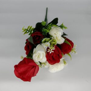 RAMO ROSA ARTIF. BLANCO/ROJO 43CM OCT25662 – CHF26