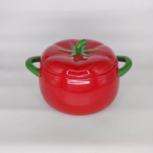 OLLA CERAMICA TOMATE 22X12CM-OCT25813-CHF26