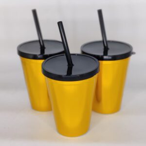 VASO DE PLAST. C/TAPA + SORBETE 450ML OCT251544 – CHF26 – CHM26