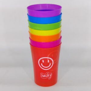 SET X7 DE VASOS PLAST. C/CARITA LUCKY OCT25005 – CHF26