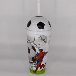 VASO PLAS. PELOTERO C/TAPA+SORBETE OCT251542 – CHF26 – CHM26