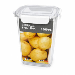 TAPER DE CRISTAL RECTANGULAR C/ TAPA STORAGE FRESH BOX X 1.300ML. – OCT251456 – CHM26