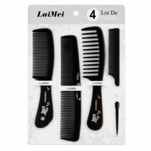 SET DE PEINES X 4 PZS. NEGROS LAIMEI – OCT251596 – CHM26