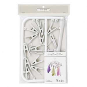 TENDEDERO COLGATE P/ PRENDAS PEQUEÑAS X24 PZS. CORNER HANGER – OCT251261 – CHM26