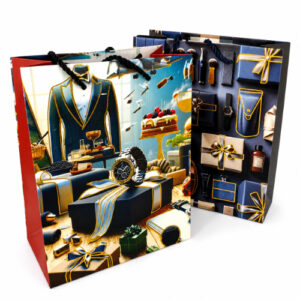 BOLSA DE REGALO P/ HOMBRE 18X10X23CM. – SM205S-3 – OCT251159 – CHM26