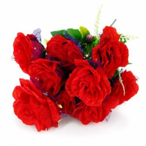 FLORES ARTIFICIALES VARIOS COLORES X 12 FLOR – OCT25658 – CHM26