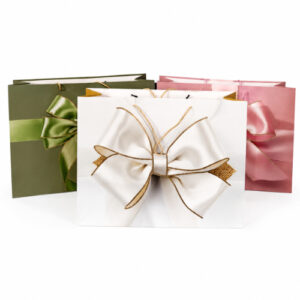 BOLSA DE REGALO DISEÑO MOÑO VARIOS COLORES 47X36X15CM. – QZGZD-583-3 – OCT251144 – CHM26