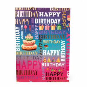 BOLSA DE REGALO HAPPY BIRTHDAY VARIOS DISEÑOS 50X70X20CM. – QZG-3295-1 – OCT251141- CHM26