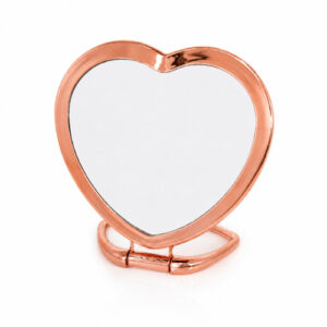 ESPEJO CORAZON BORDE BRONCE/PLATA/DORADO COSMETIC MIRROR – OCT251586 – CHM26