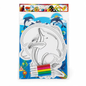 KIT P/ COLOREAR Y APRENDER ANIMALES C/ MARCADORES – OCT251136 – CHM26