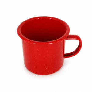 TAZA ENLOZADA ROJO 9CM. – OCT251016 – CHM26