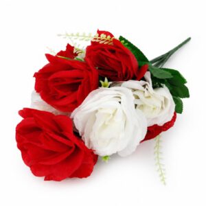 FLOR ARTIFICIAL 2 COLORES DE ROSAS R/12 – OCT25659 – CHM26