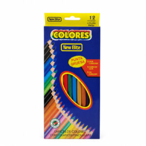 LAPICES DE COLORES NEW ELITE X 12 PZS. – OCT251115 – CHM26