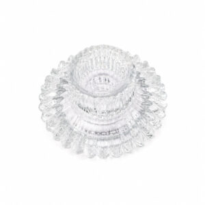 VELERO DOBLE DE VIDRIO C/ DISEÑO SIN COLOR 5.5X5CM- OCT251837 – CHM26-3