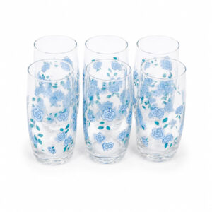 SET DE VASOS FLOREADO X 6 PZS. – OCT251037 – CHM26-3