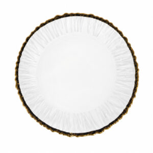 PLATO PLAYO C/ BORDE DORADO 20CM. – OCT251719 – CHM26-3