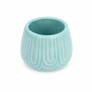 FLORERO DE CERAMICA ESTILO ESTRIADO VARIOS COLORES – OCT251816 – CHM26-3