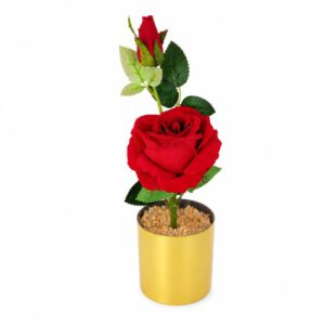PLANTA C/ ROSAS ARTIFICIAL MACETA X 32 CM. – OCT25620 – CHM26-3
