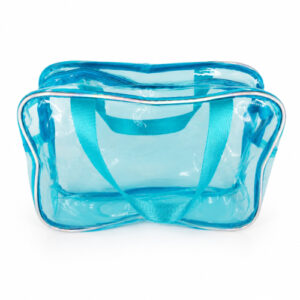 ORGANIZADOR DE COSMETICOS TRANSPARENTE C/ CIERRE 30X20X10CM. – OCT251884 – CHM26-3