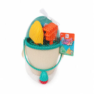 BALDE CON FORMA DE COETE + ACCESORIOS PARA PLAYA X 6 PZS, – OCT251791 – CHM26-3