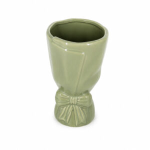 FLORERO C/ MOÑO CERAMICA 10X17X5CM. VARIOS COLORES MATE – OCT251810 – CHM26-3