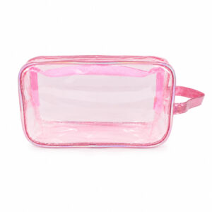 BOLSO P/ COSMETICO TRANSPARENTE BRILLOSO 25X15X10CM. – OCT251889 – CHM26-3