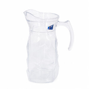 JARRA DE VIDIRIO CON RELIEVE + TAPA X 1.8 LTS. HIGH WATER JUG – OCT251710 – CHM26-3