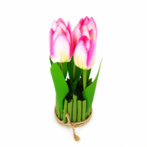 PLANTA C/ TUPILAN ARTIFICIAL EN MACETA FORMA DE BAMBU X 18 CM. – OCT25614 – CHM26-3