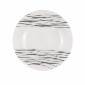 PLATO PLAYO DE MELAMINA CIRCULAR 27CM. EFECTO MARMOL- OCT251662 – CHM26-3