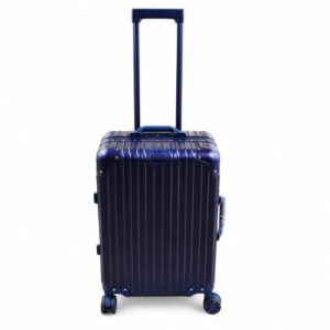 MALETA CANELADO AZUL MARINO 20 PULGADA ALUMINIO – OCT251181 – CHM26-3